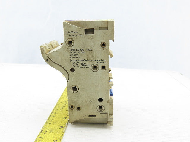 Ferraz Shawmut 27 x 60mm 2 Pole Fuse Holder 800V 150A Rail Mount