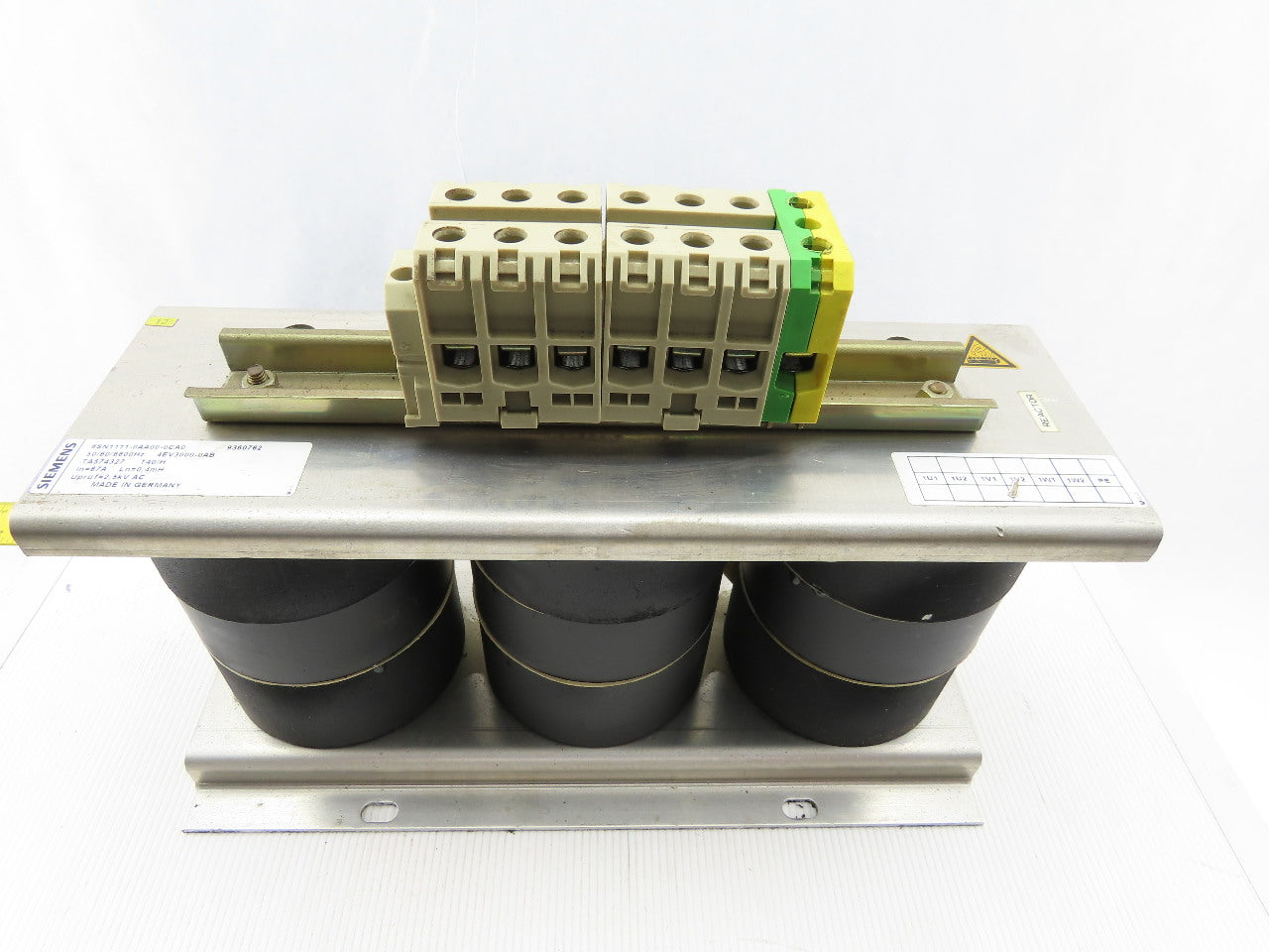 Siemens 6SN1111-0AA00-0CA0 Transformer 67A 50/60/660Hz 2.5kVAC