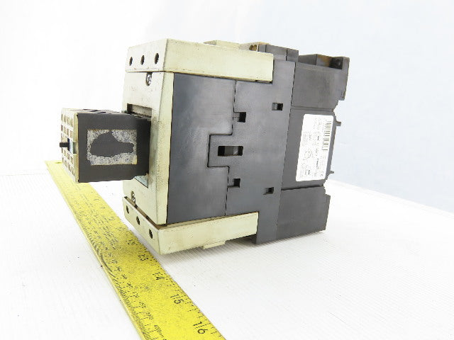 Siemens 3RT1044-3BB40 3P 65A Power Contactor W/3RH1921-2FA22 Coil 24V