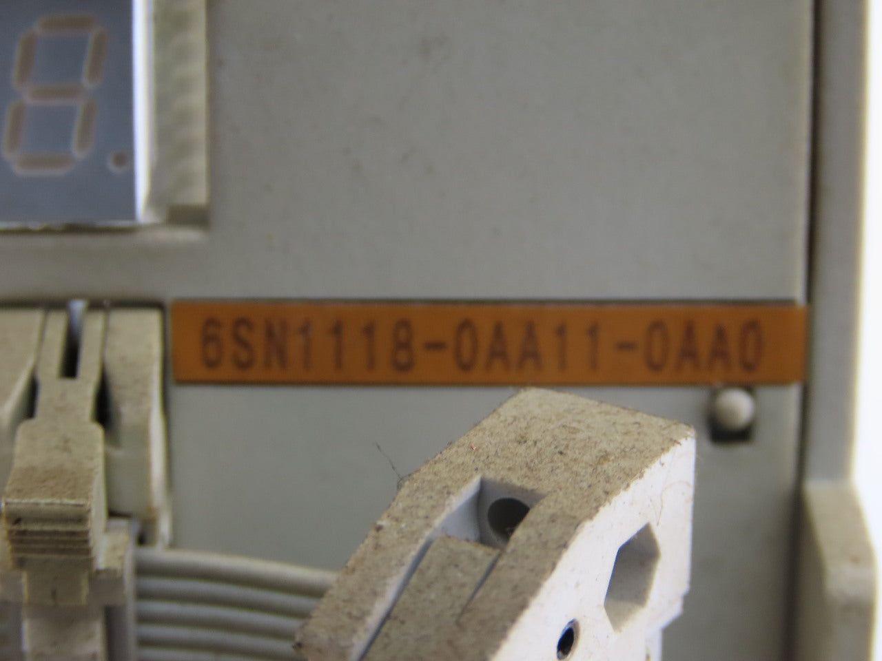 Siemens 6SN1118-0AA11-0AA0 Controller Board