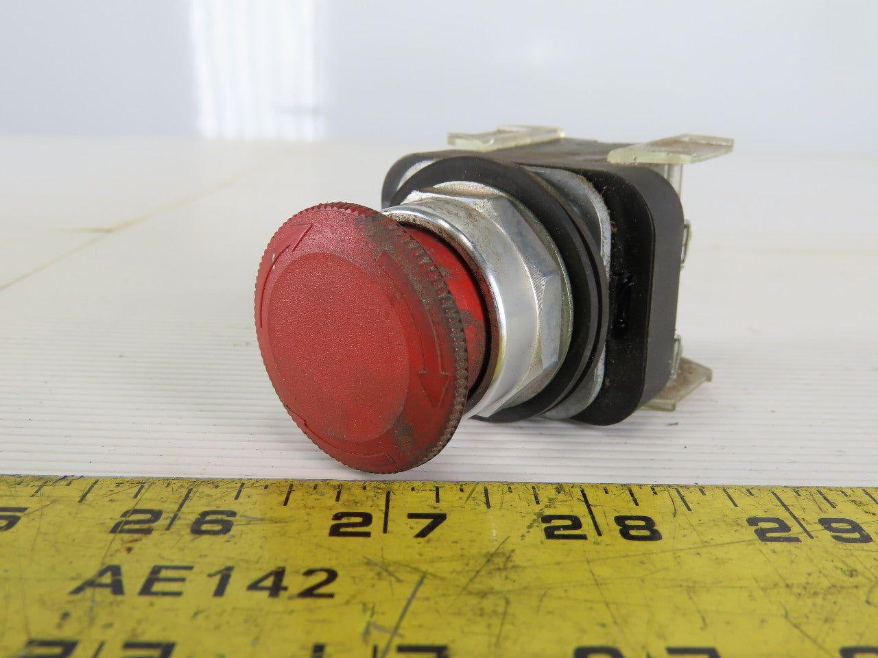 Allen Bradley 800H-FRX6AP/T E-Stop Twist Release 2 N.O Series T