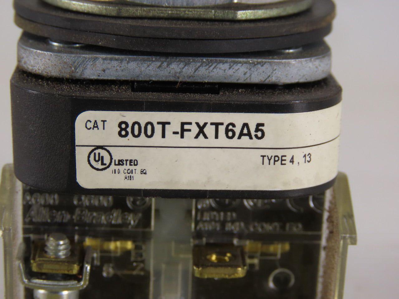 Allen Bradley 800H-FRX6AP/T E-Stop Twist Release 2 N.O Series T