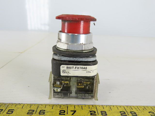 Allen Bradley 800H-FRX6AP/T E-Stop Twist Release 2 N.O Series T