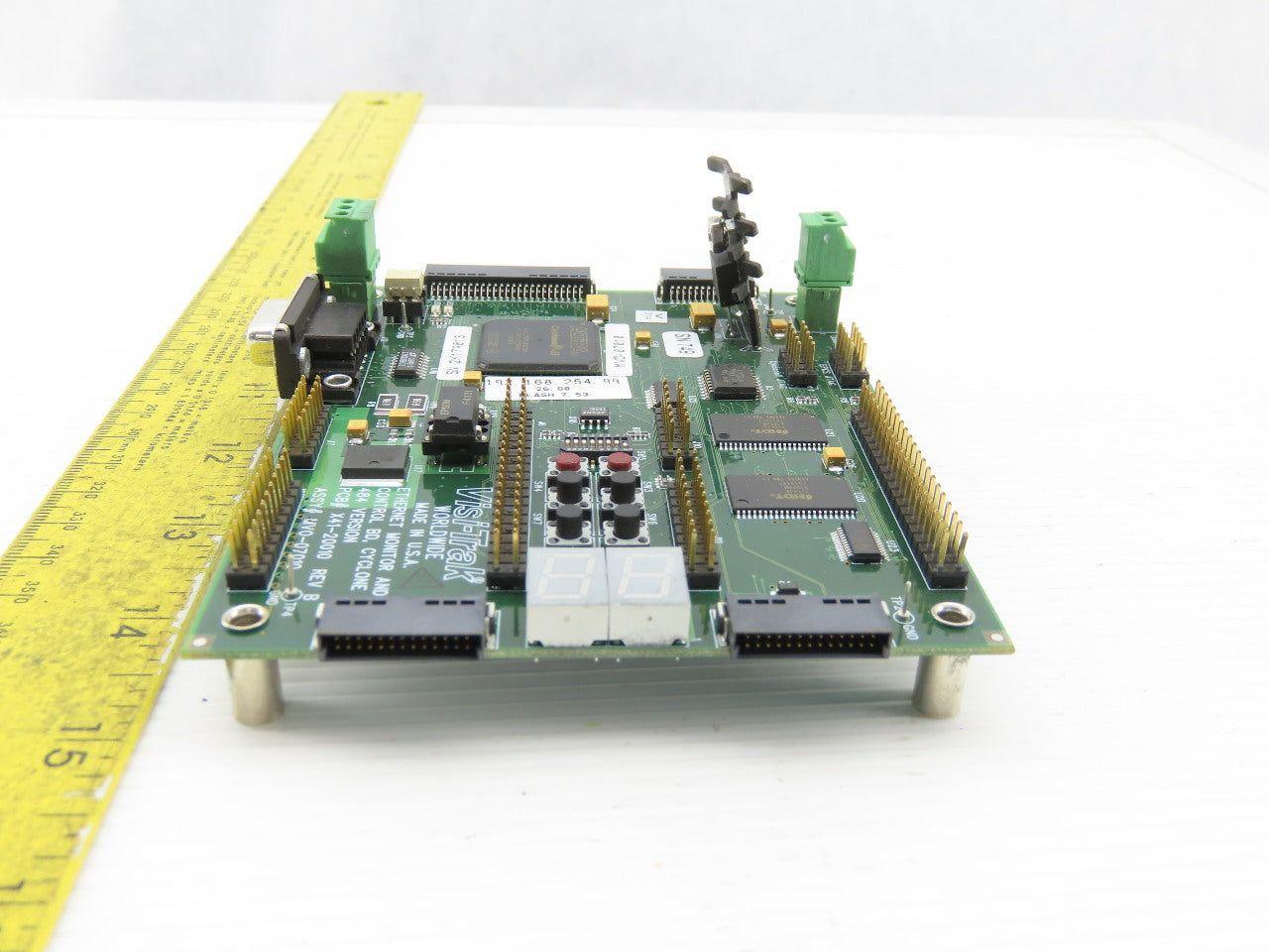 Visi Trak X41-20010 Rev B Ethernet Monitor & Control Board Cyclone II PCB