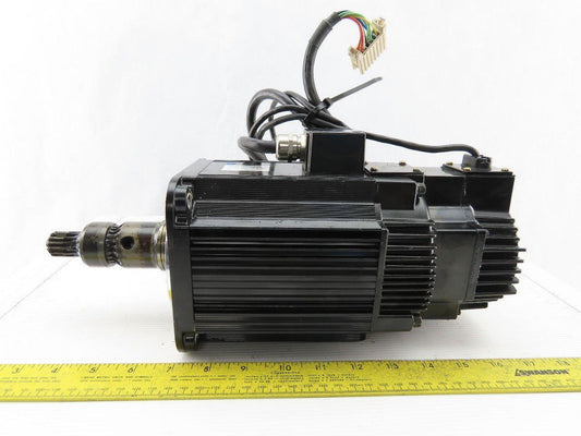 Yaskawa Electric SGMGH-13A2A-YR23 AC Servo Motor Removed From a Motoman YR-UP50