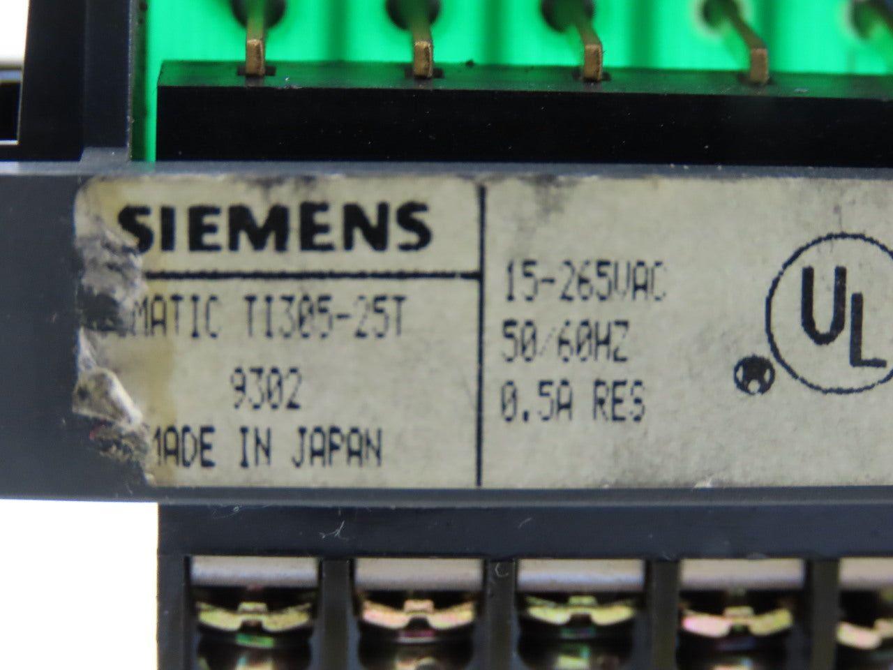Siemens TI305-25T Output Module 15-265VAC 50/60Hz 0.5A
