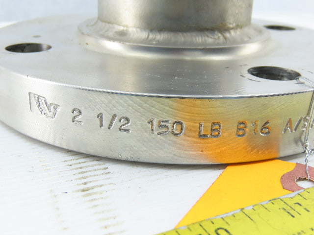 2-1/2"x 9" 304 Stainless Steel Flanged Rigid Coupling Connector