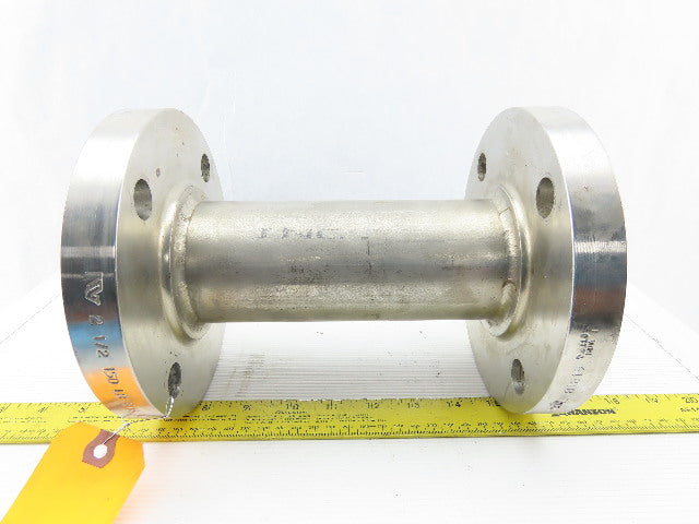 2-1/2"x 9" 304 Stainless Steel Flanged Rigid Coupling Connector