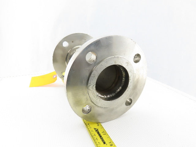 2-1/2"x 9" 304 Stainless Steel Flanged Rigid Coupling Connector