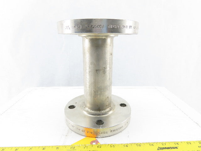 2-1/2"x 9" 304 Stainless Steel Flanged Rigid Coupling Connector