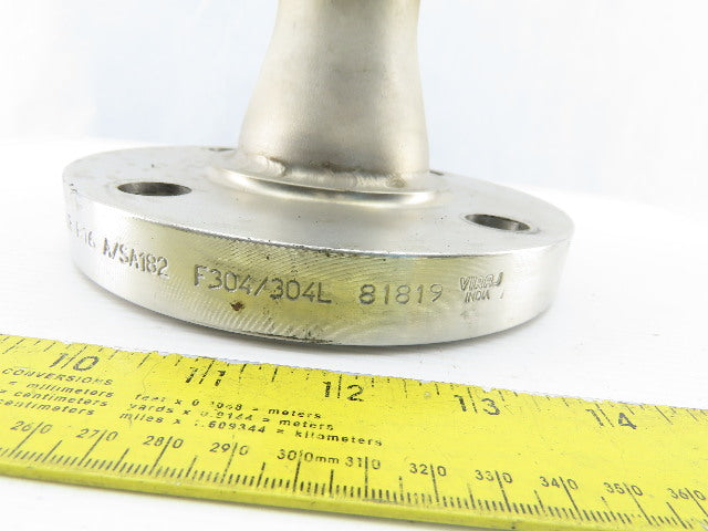 2-1/2" to 1-1/2"x 8-1/2" 304 Stainless Steel Flanged Reducing Coupling Connector