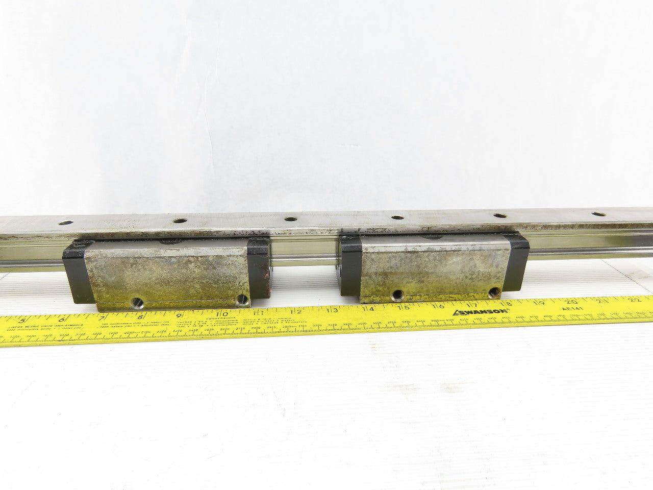 Hyundai Hit-15S Linear Guide Rails 48" W/THK LY35 Bearing Blocks