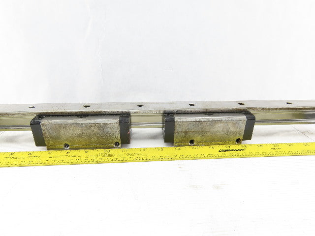 Hyundai Hit-15S Linear Guide Rails 48" W/THK LY35 Bearing Blocks