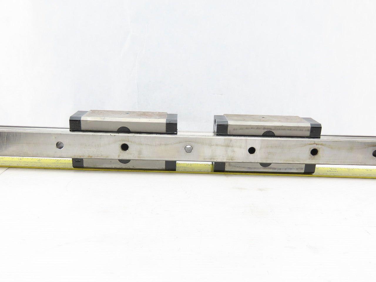 Hyundai Hit-15S Linear Guide Rails 48" W/THK LY35 Bearing Blocks
