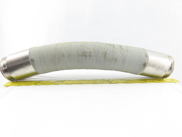 Tri Clover PC300R 3" Flange Stainless Steel Sanitary Flexible Coupling 24"