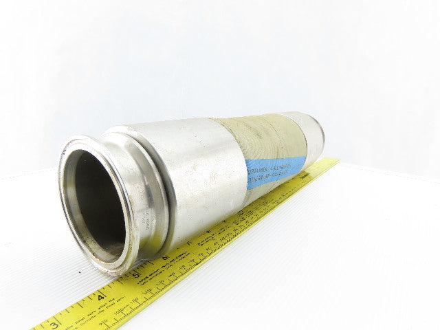 Tri Clover PC300R 3" Stainless Steel Sanitary Flexible Coupling 14-1/2" OAL
