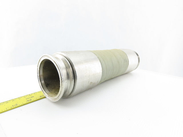 Tri Clover PC300R 3" Stainless Steel Sanitary Flexible Coupling 14-1/2" OAL