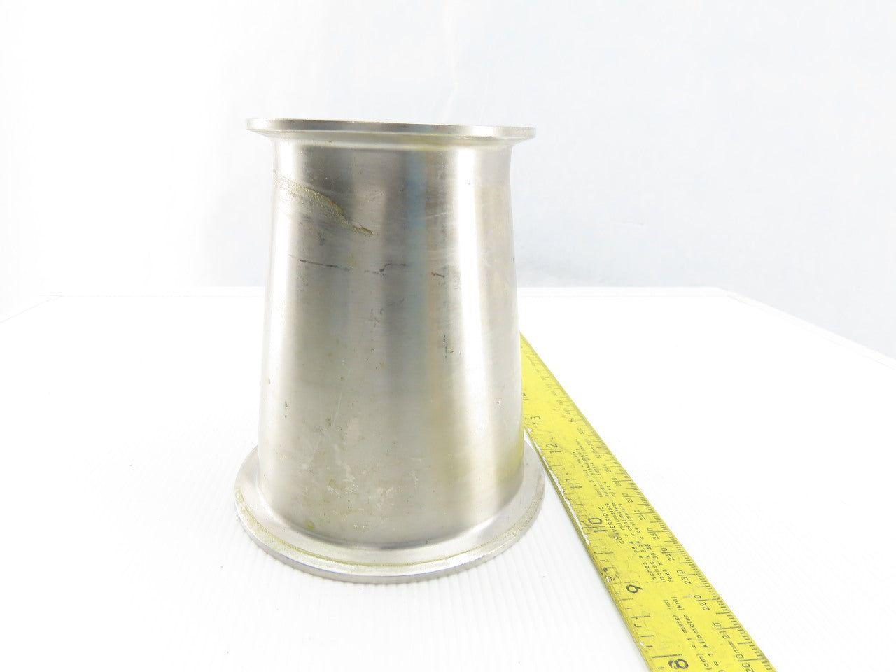 4" x 3" Flanged Stainless Steel Sanitary Concentric Reducer