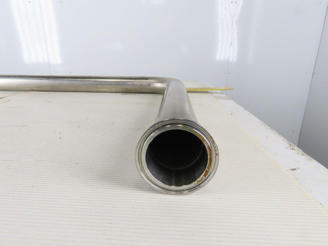 2" Stainless Steel Sanitary Extended 90° Elbow