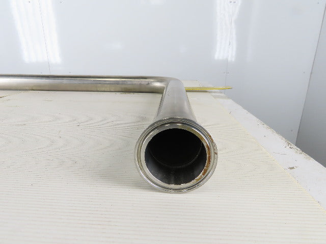2" Stainless Steel Sanitary Extended 90° Elbow