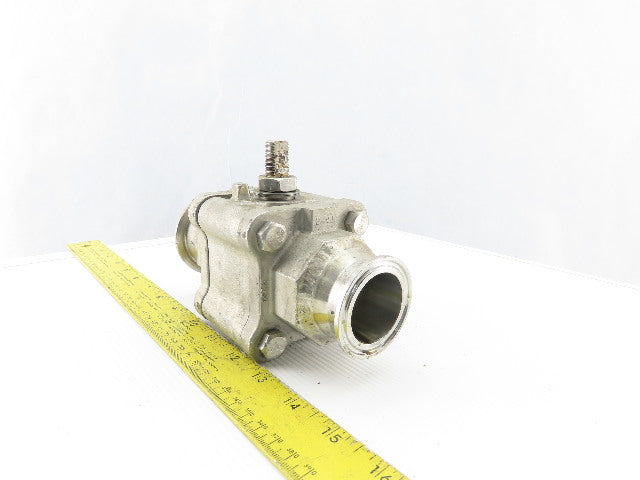2" To 1-1/2" Stainless Steel Sanitary Ball Valve Reducer