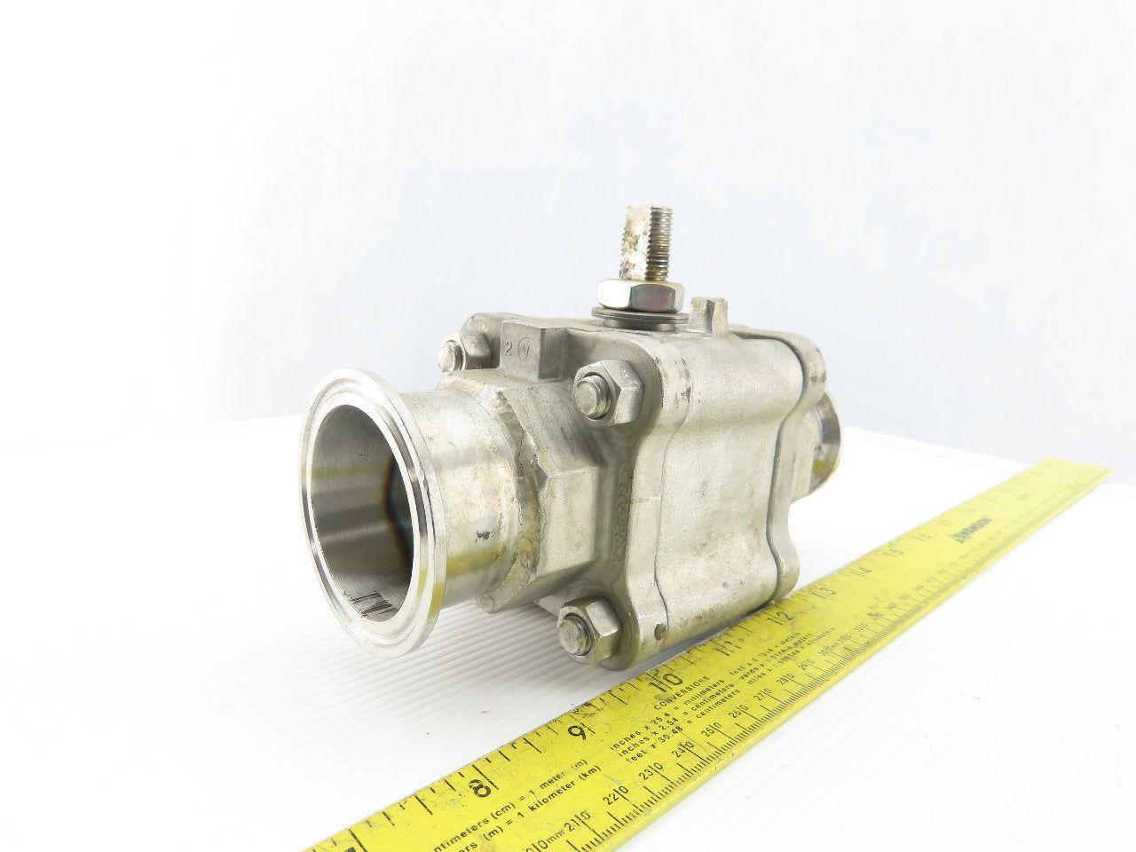 2" To 1-1/2" Stainless Steel Sanitary Ball Valve Reducer