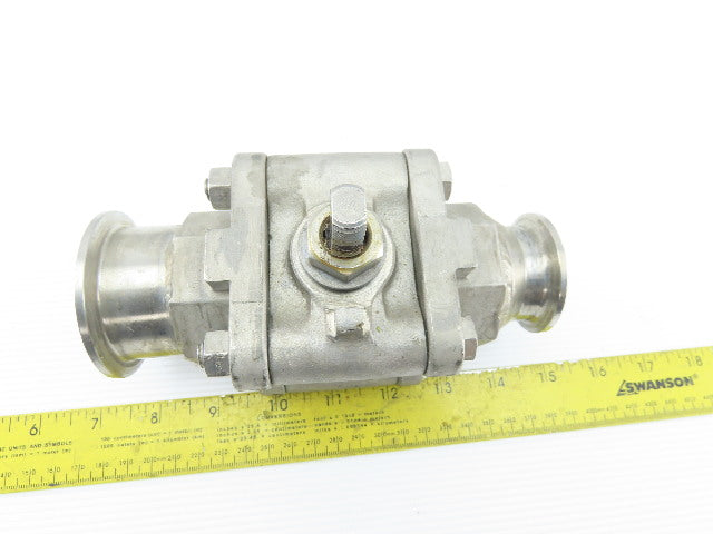 2" To 1-1/2" Stainless Steel Sanitary Ball Valve Reducer
