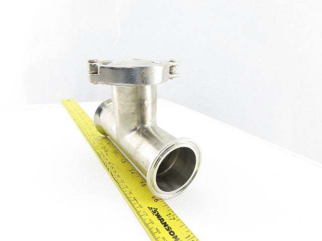 2" Flange Stainless Steel Sanitary Tee