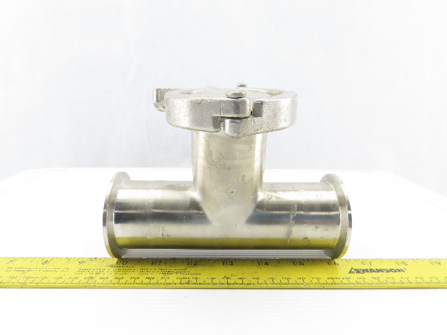 2" Flange Stainless Steel Sanitary Tee