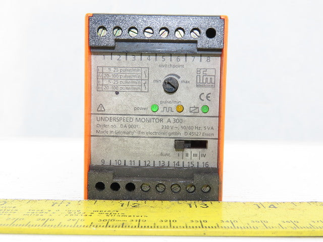 IFM ELECTRONIC DA0001 D 45127 Speed Monitor