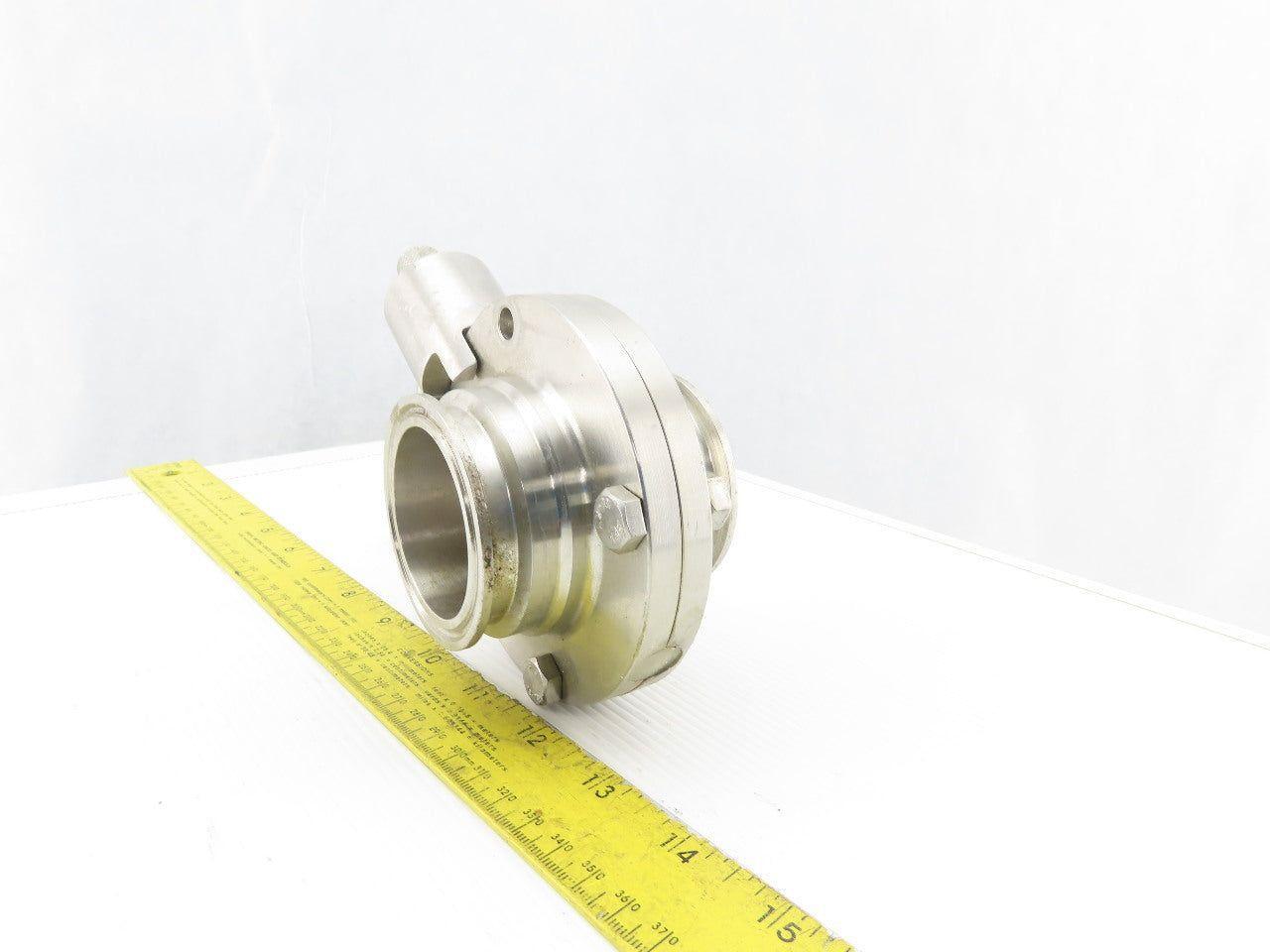 2" Stainless Steel Sanitary Butterfly Valve