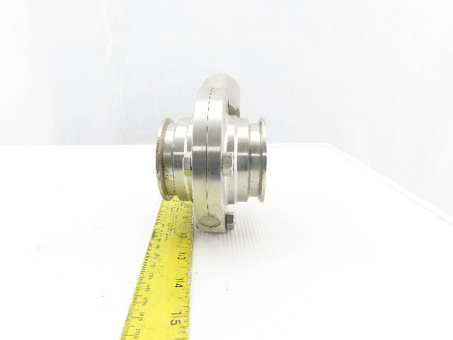 2" Stainless Steel Sanitary Butterfly Valve