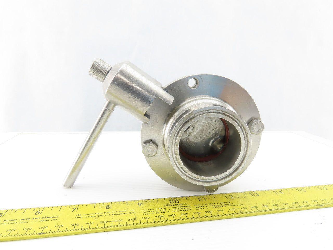 2" Stainless Steel Sanitary Butterfly Valve