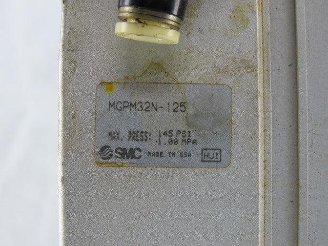 SMC MGPM32N-125 Compact Guide Pneumatic Air Cylinder 2-1/2" Stroke 145PSI