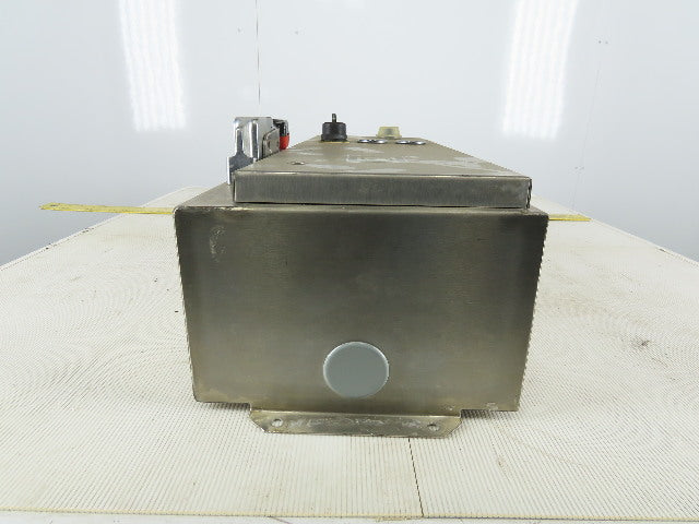 Square D 8538SCW14V81CFF4T 30A 600V 10Hp MAX Stainless Steel Combo Starter