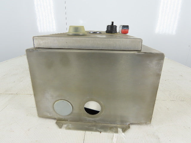 Square D 8538SCW14V81CFF4T 30A 600V 10Hp MAX Stainless Steel Combo Starter