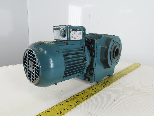 BAUER 1Hp Gear Motor Hollow Thru Shaft 230/460V 3Ph 11.5 RPM {bs30-84}/d08ma4/am