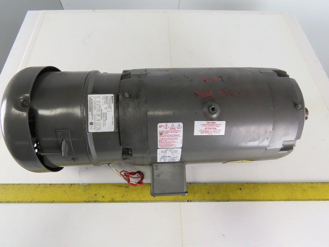 Baldor 5/2-1/2Hp Electric Motor 460V 1725/850RPM 215TC Stearns1087021Y0EQF Brake