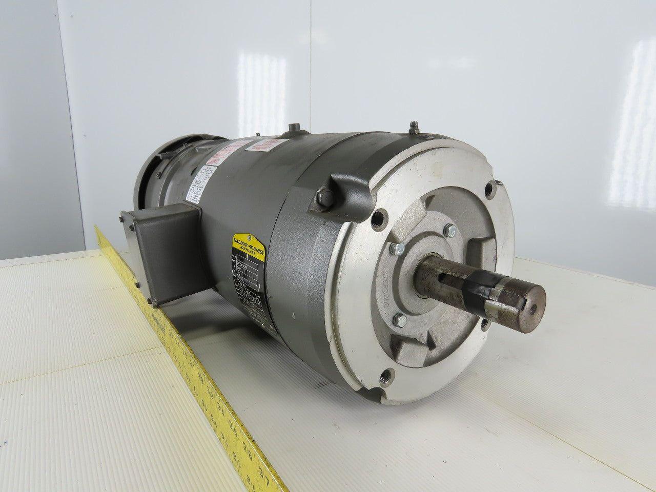 Baldor 5/2-1/2Hp Electric Motor 460V 1725/850RPM 215TC Stearns1087021Y0EQF Brake