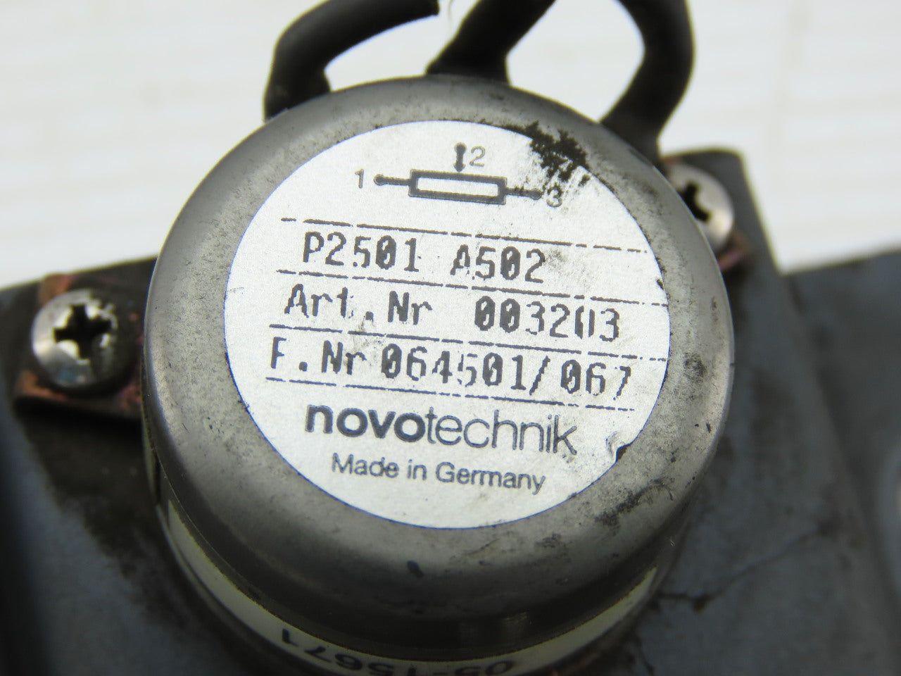 Novatechnik P2501 A502 Potentiometer Assembly 003202
