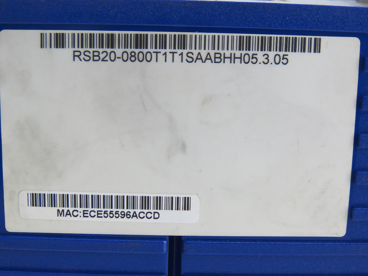 Hirschmann RSB20 Rail Switch 8 Port 32VDC DIN Rail Mount