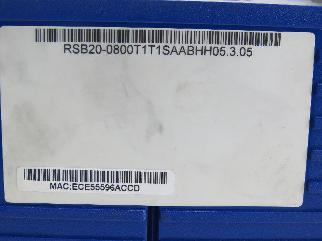 Hirschmann RSB20 Rail Switch 8 Port 32VDC DIN Rail Mount