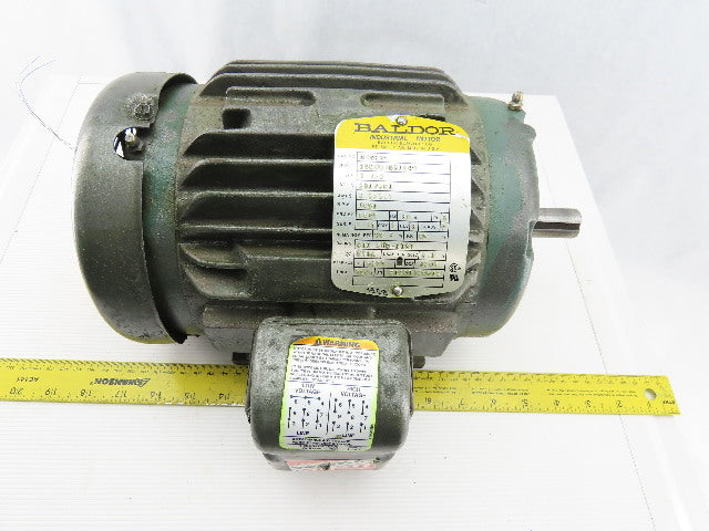 Baldor M3583T 1-1/2Hp Electric Motor 230/460V 3Ph 143T Frame 3450 RPM