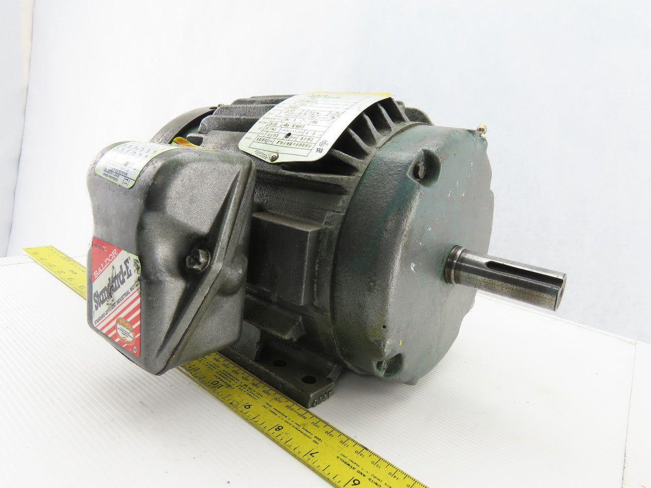 Baldor M3583T 1-1/2Hp Electric Motor 230/460V 3Ph 143T Frame 3450 RPM