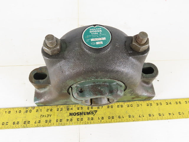 Dodge 065313 Type C Split Pillow Block Bearing 2" Bore Non-Expansion 2 Bolt Base