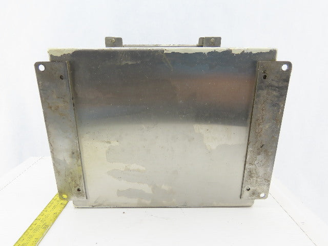 SCE 121006CHNFSS 12x10x6" Hinged Door Stainless Steel Electrical Enclosure