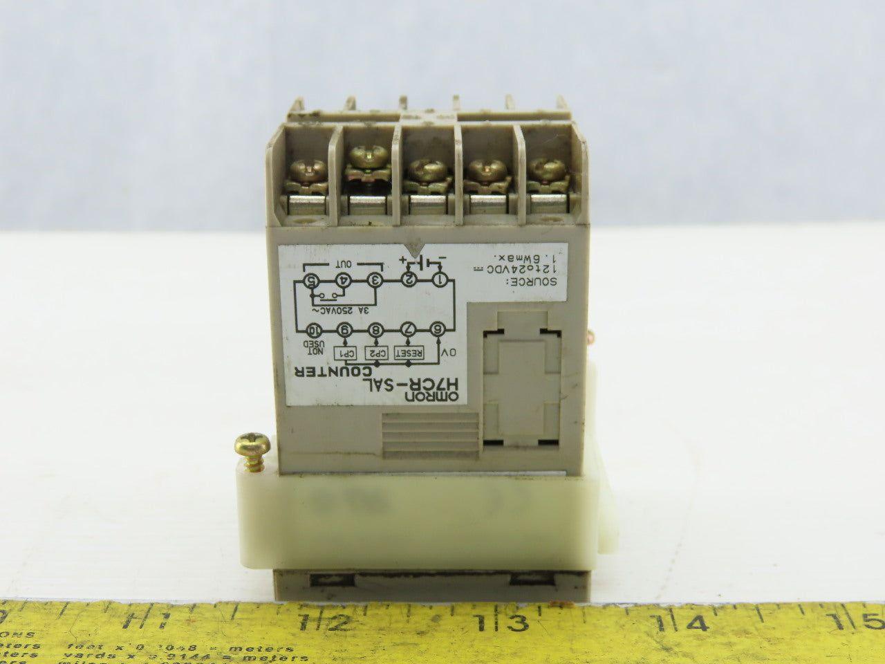 Omron H7CR-SAL Digital Counter 12-24VDC 1.6W