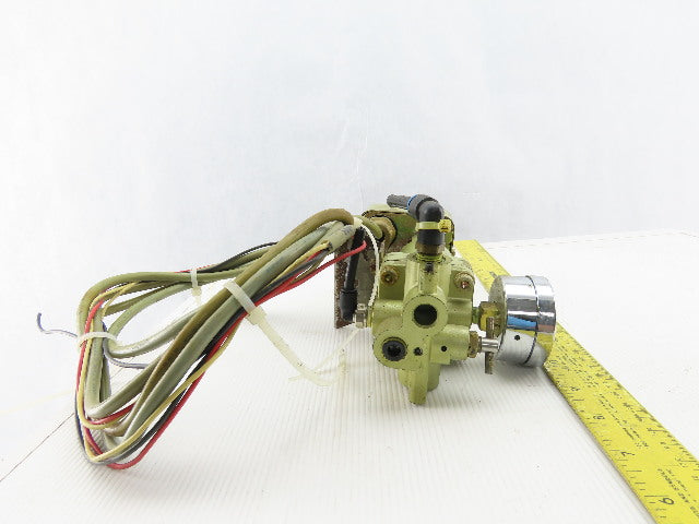 Taco A0L-112ST3 Air Cylinder 0-.2 Mpa 3/8" NPT ports 24V