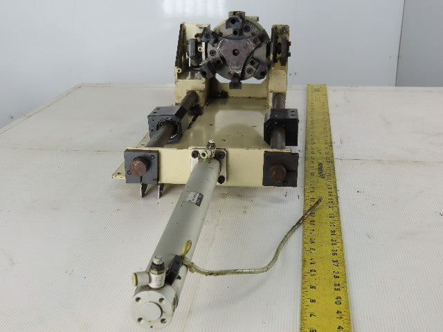Muratec MW200 CNC Lathe Robot Gripper Loader W/Rail Assembly