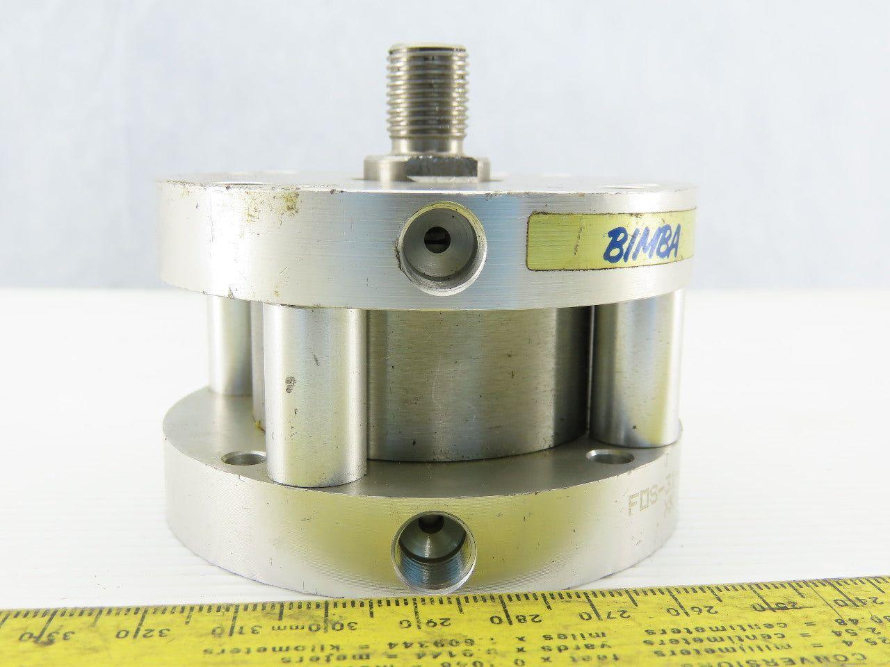Bimba FOS-31-1-3F-MT 1-1-1/2" Bore 3/4" Stroke Flat-1 Double Acting Air Cylinder